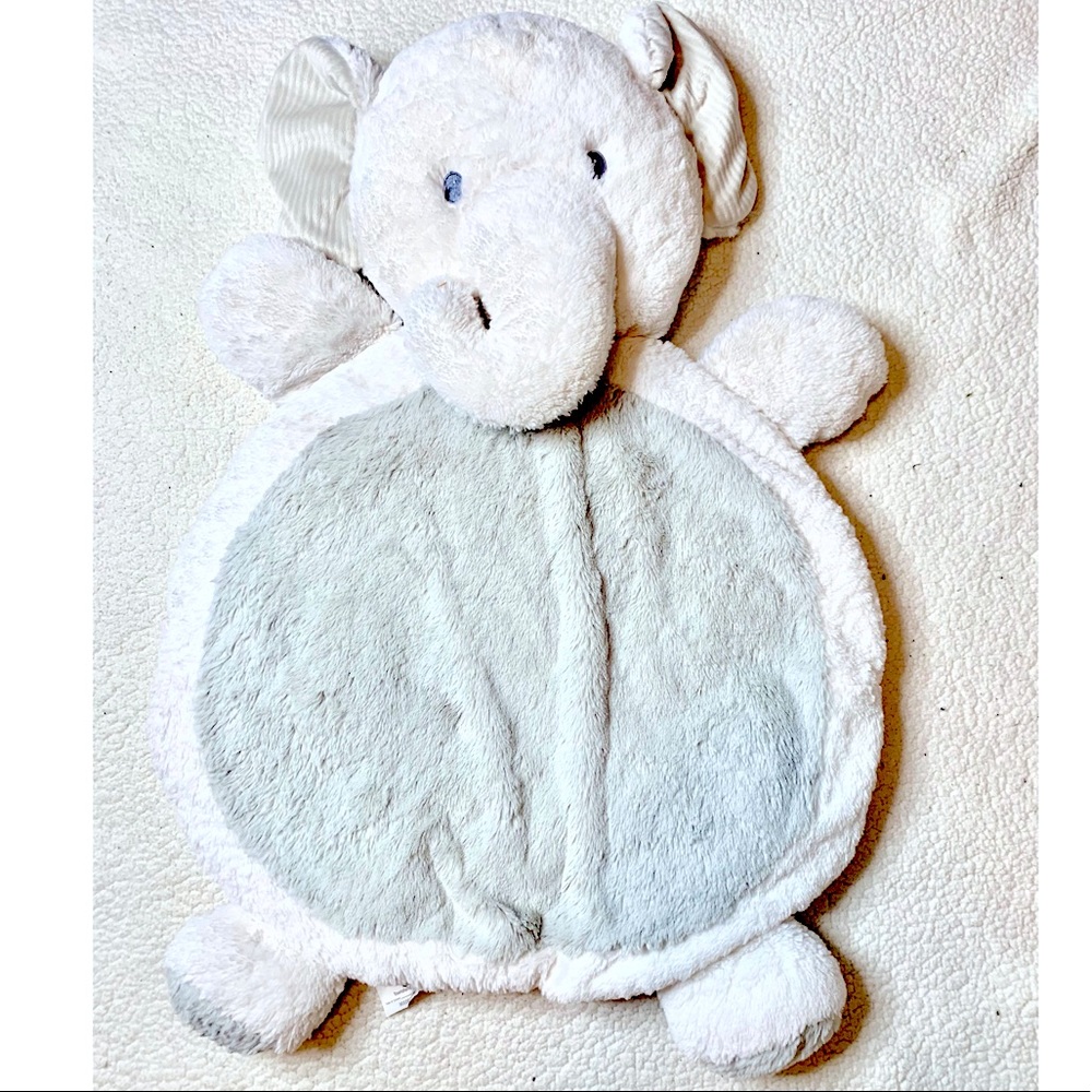 Soft Plush Elephant Tummy Time Mat